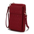 Weird Giraffe Games MKF Collection MKF-PU7791RD Caddy Phone Wallet Crossbody Bag by Mia K. - Red MKF-PU7791RD